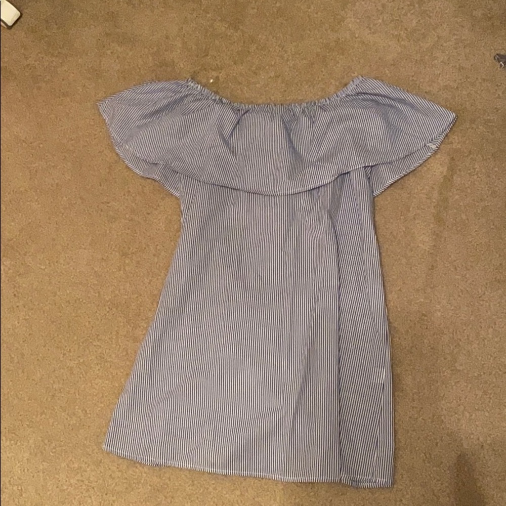 off the shoulder dress